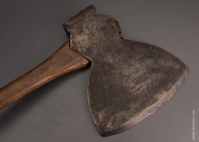Rare J. Lossing Albany Offset Single Bevel Broad Axe Hewing Axe - 103490 1