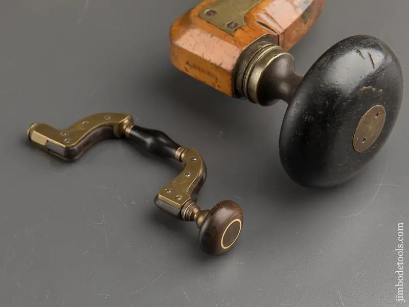 Rare Miniature Paul Hamler Ebony & Brass Ultimatum Brace * 89282 1