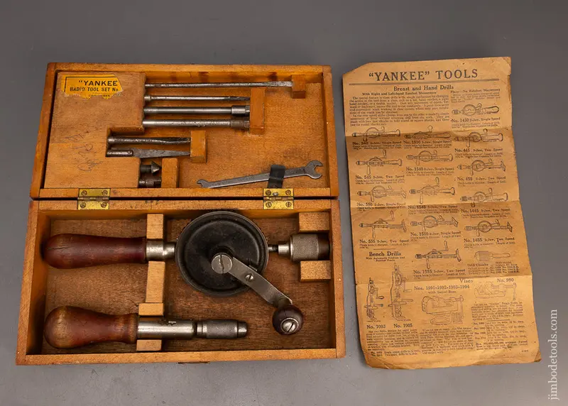 Rare North Bros. Yankee No. 106 Radio Tool Set Mint In Box 100% Complete - 114544 1