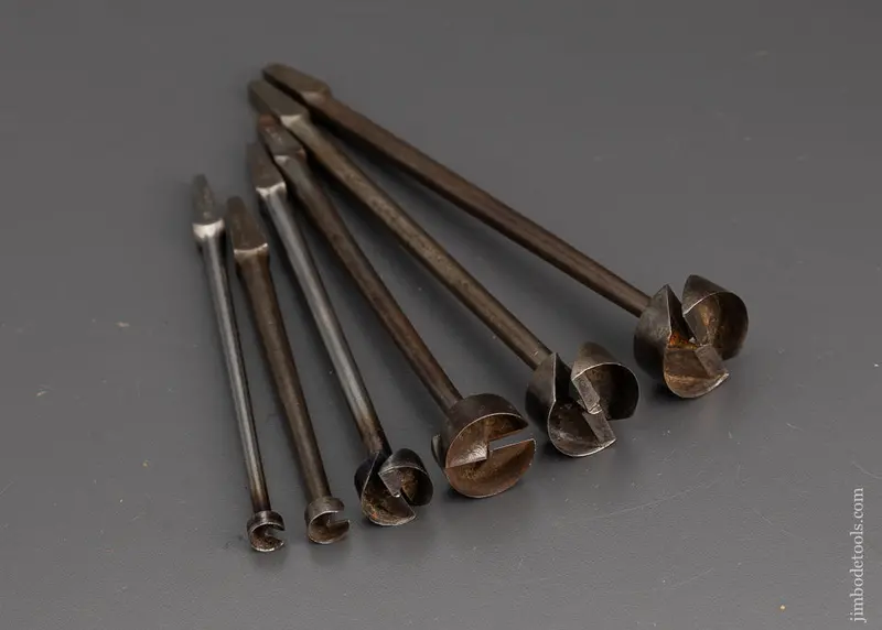 Rare Set Of 6 Forstner Bits For Bit Brace - 101779 1