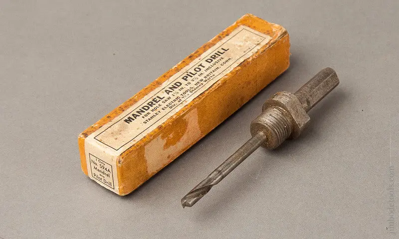 Rare! Stanley No. 594A Mandrel And Pilot Drill In Its Original Box -- 67956R 1
