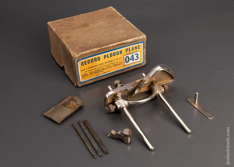 Record No. 043 Plow Plane Near Mint In Box - 119400 1