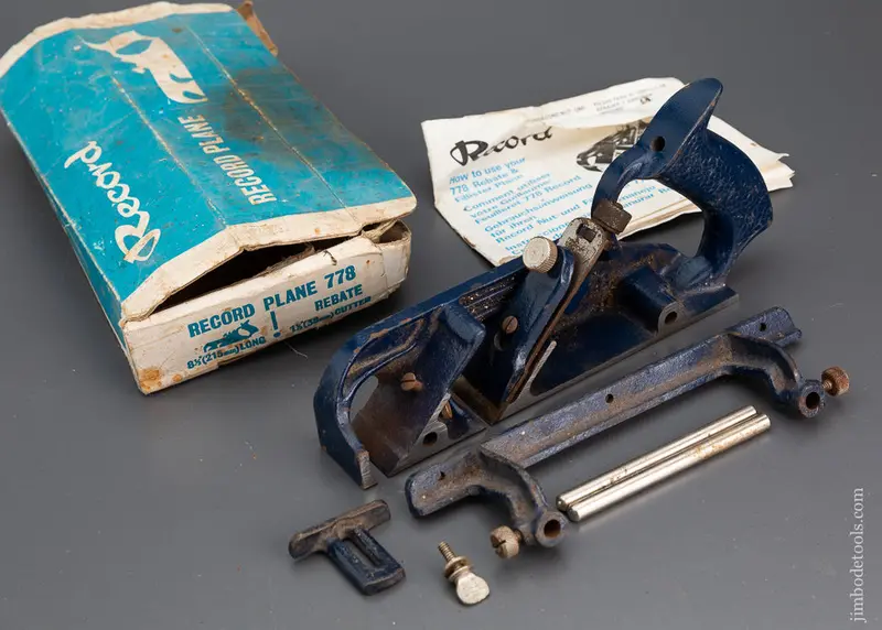 Record No. 778 Rebate Plane In Original Box - 101989 1