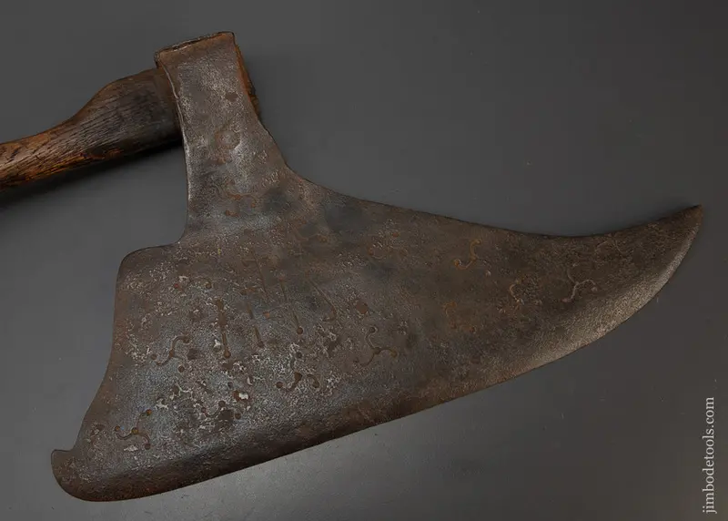Remarkable Heavily Decorated Goose Wing Axe Ca. 17Th Century -- 109199 1