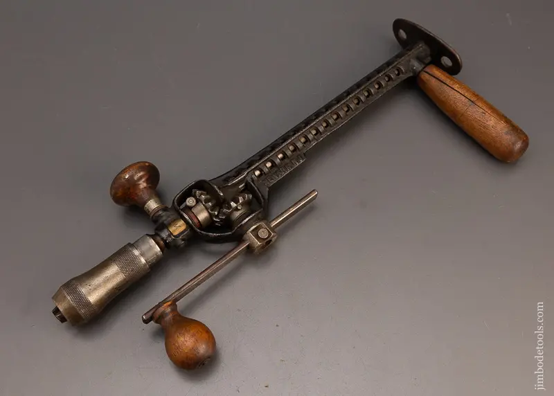 Rusby Patent  Dec. 3, 1912 Telescoping Extendable Brace Drill - 113846 1