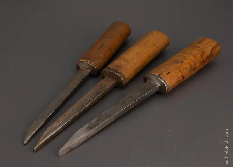 Set Of 3 Ward Pig Sticker Mortise Chisels - 105715 1