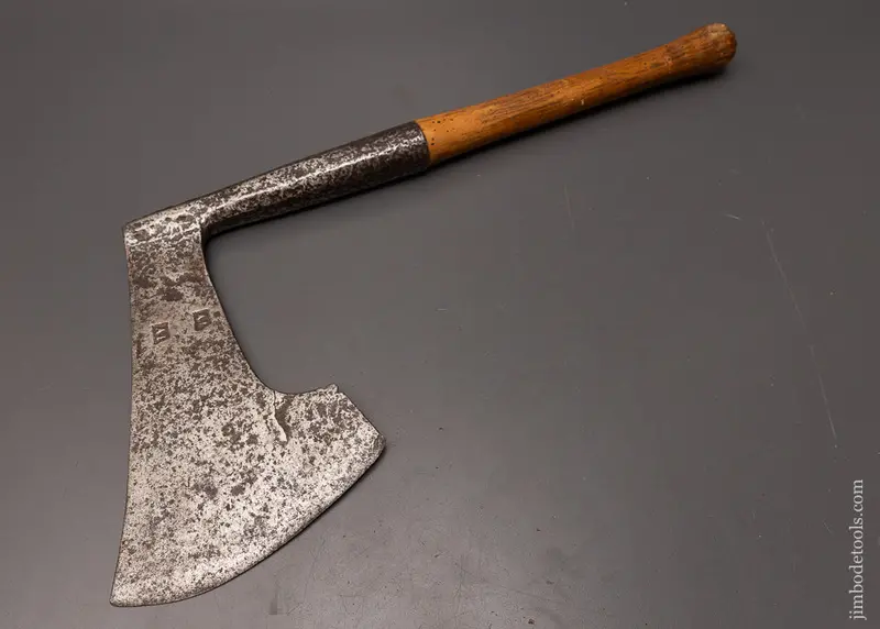 Spectacular 17Th Or 18Th Century Hewing Axe - 118367 1