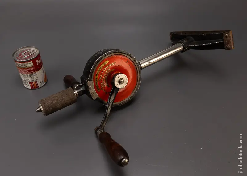 Spectacular Goodell Pratt Massive Multi-Function & Speed Hand Drill In Full Paint - 108958 1