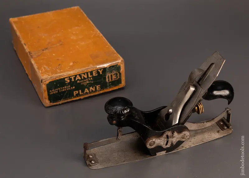 Stanley No. 113 Circular Plane Near Mint In Box - 119192D 1