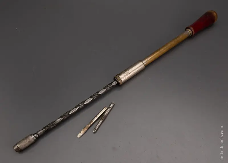 Stanley No. 131A Yankee Spiral Ratchet Screw Driver With 2 Bits - 104975 1