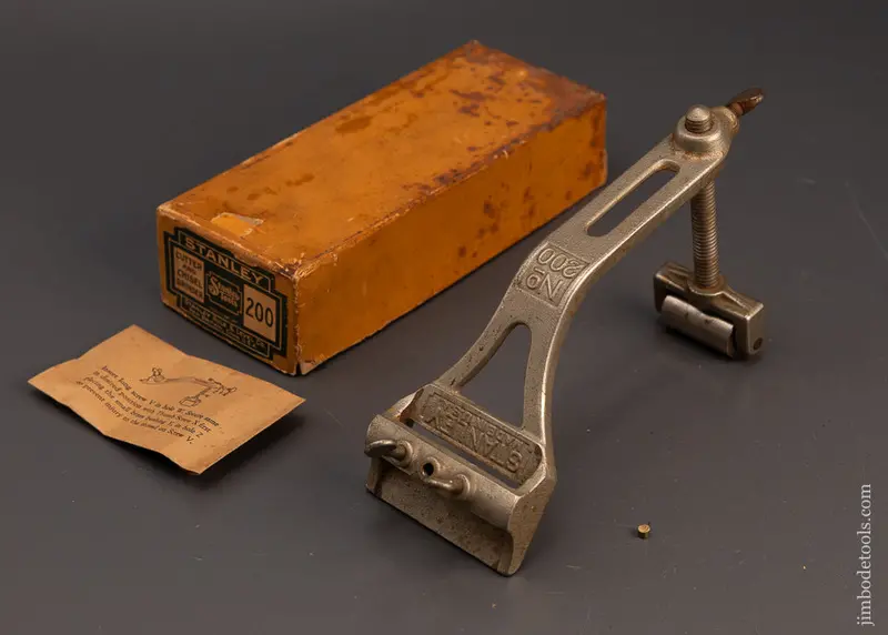 Stanley No. 200 Cutter & Chisel Grinder 100% Complete In Original Box - 119440 1