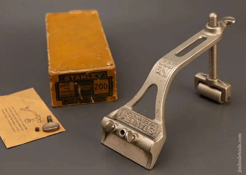 Stanley No. 200 Cutter & Chisel Grinder Mint In Box - 110528 1