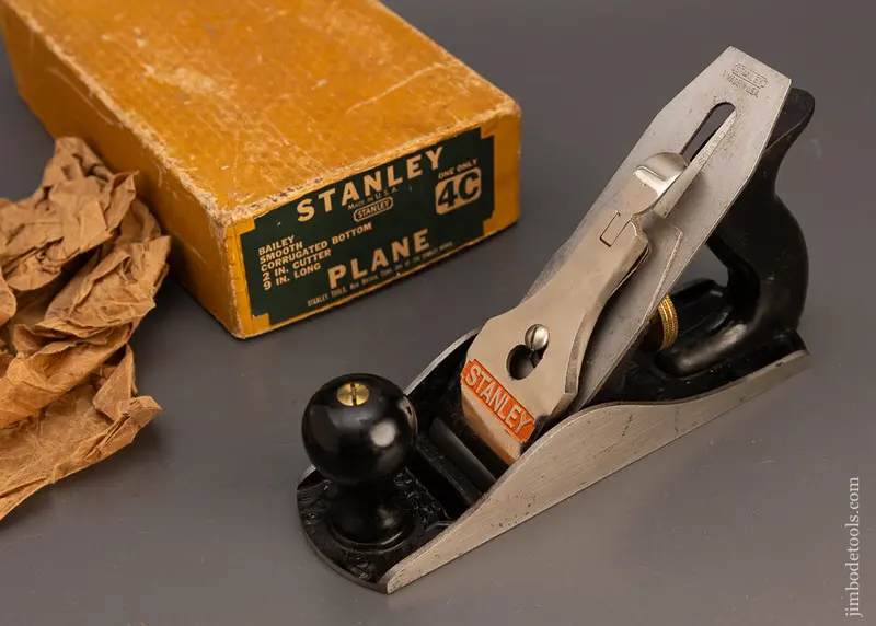 Stanley No. 4C Smooth Plane Mint In The Box - 113999 1
