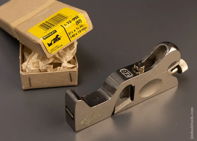 Stanley No. 92 Shoulder Plane Near Mint In Box - 109656 1