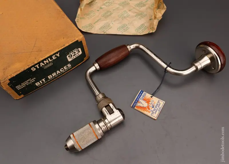 Stanley No. 923 Ten Inch Bit Brace Near Mint In Box - 101227 1