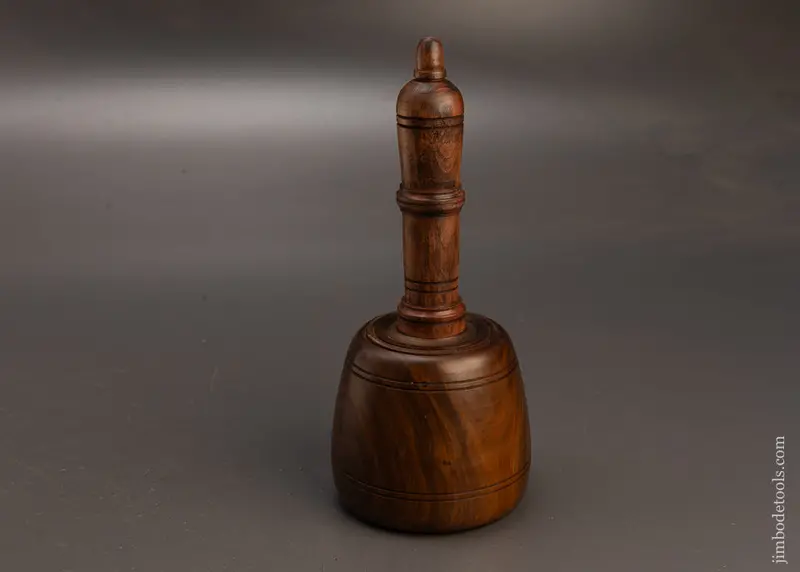Stunning 1 Pound 12 Ounce Fancy Lignum Vitae English Carving Mallet - 117696 1