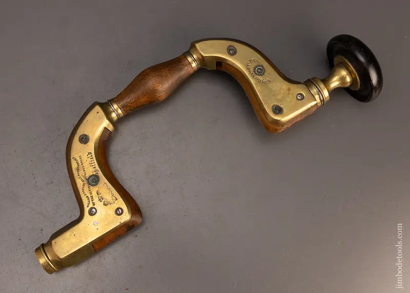 Stunning Beech & Ebony Wm. Marples Ultimatum Brace - 114555 1