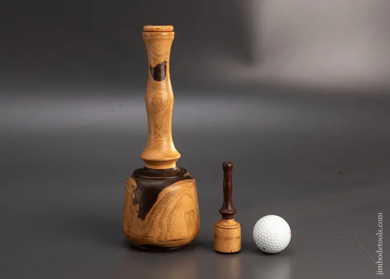 Stunning Lignum Vitae Carving Mallet With Baby 1 Pound 9 Ounce - 119384 1