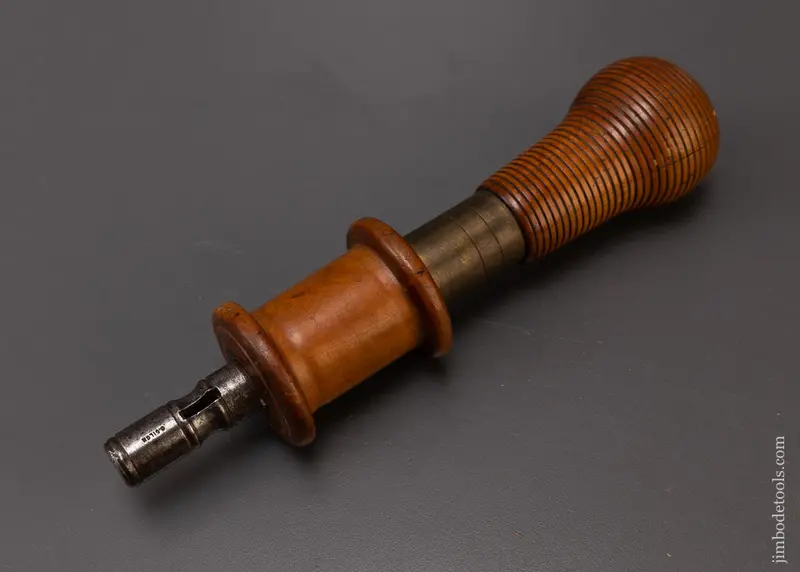 Stunning Solid Boxwood Bow Drill By G. Gilon - 108278 1