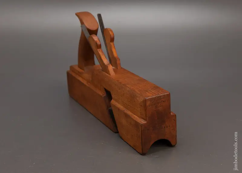 Uncommon 1 3/4 Inch Double Iron Toted Nosing Plane By H.L. Kendall Balto - 118637 1