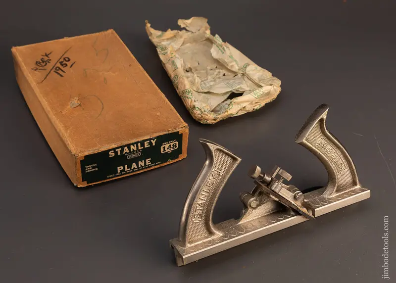 Uncommon Stanley No. 148 Tongue & Groove Plane Mint In Box - 119340 1