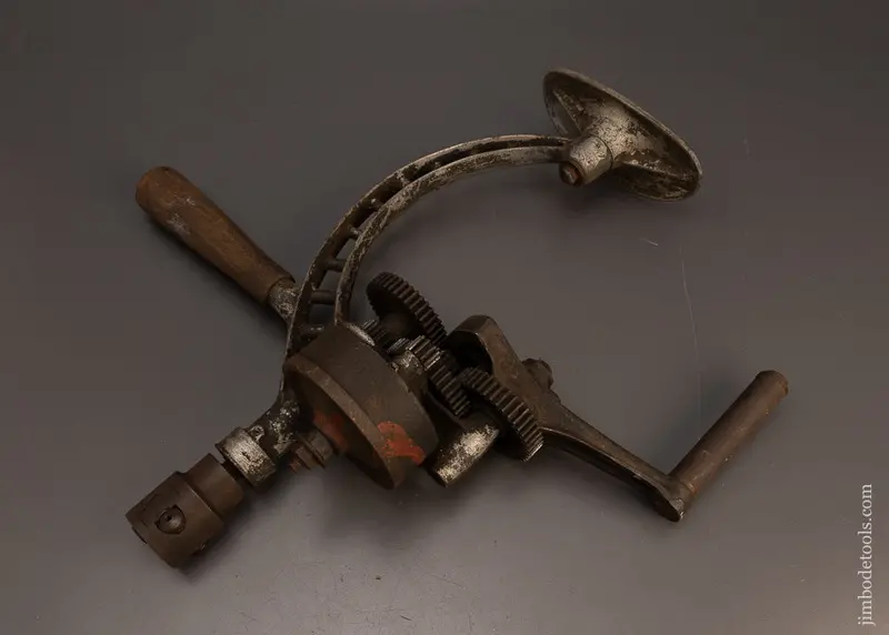 Unusual & Rare Ultra Rapid Geared Drill Brace - 117798 1