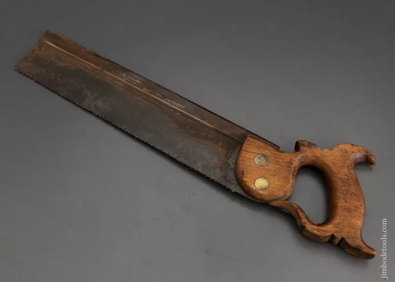 Very Rare M. Schwartz Boston Back Saw - 102347 1