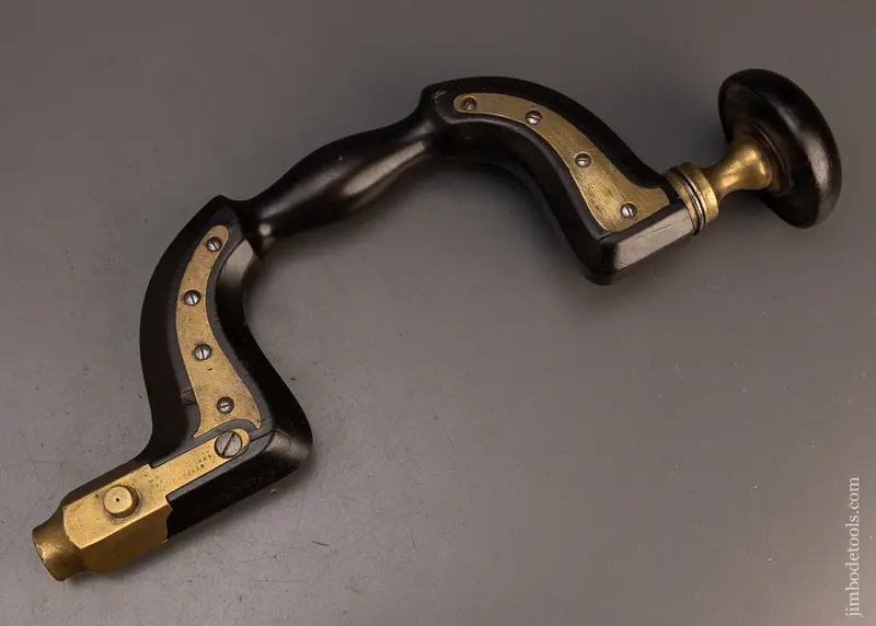 Very Rare Solid Ebony Sheffield Plated Brace By Wm. Marples - 114517 1
