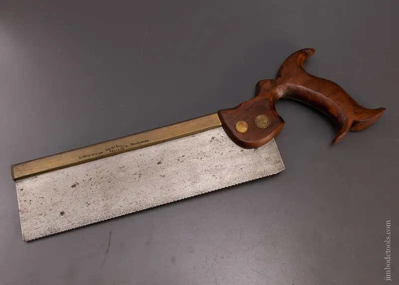 Wm. Mcniece Philada Brass Back Dovetail Saw - 107359 1