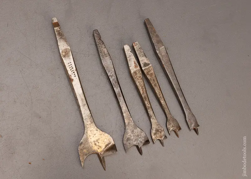 Working Set Of 5 Center Bits For Bit Brace - 114071 1