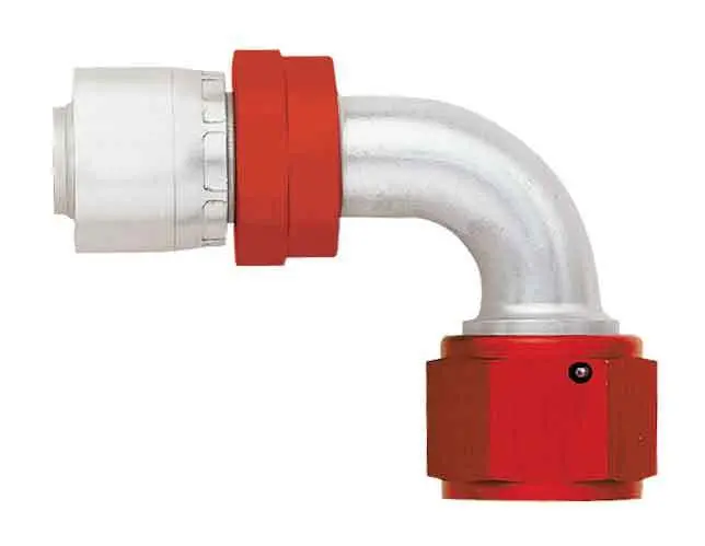 Aeroquip Fbm4236 Swivel Elbow Fitting – #16 (3/8" Od) 90° Jic 37° Crimp Style 1