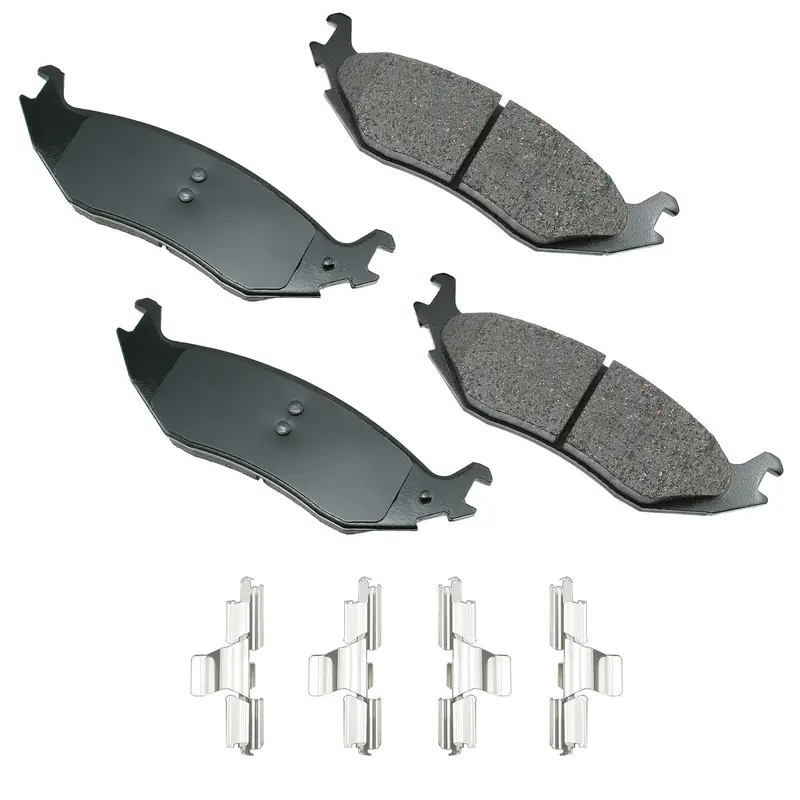 Akebono Act898 Rear Ceramic Brake Pads – Compatible With 2003–2009 Dodge Durango 1