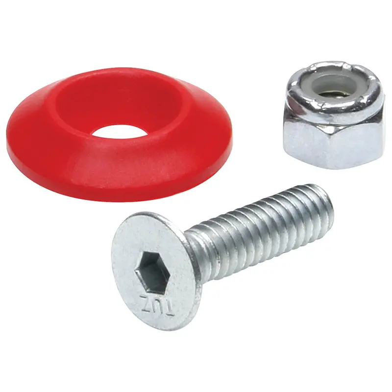 Allstar Performance 18682 Red Countersunk Bolt Kit – 50-Piece Automotive Fastener Set 1
