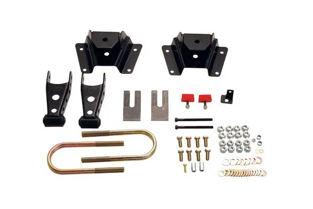 Belltech 6419 Front Hanger & Rear Shackle Kit – 4-Inch Drop Leaf Spring System 1