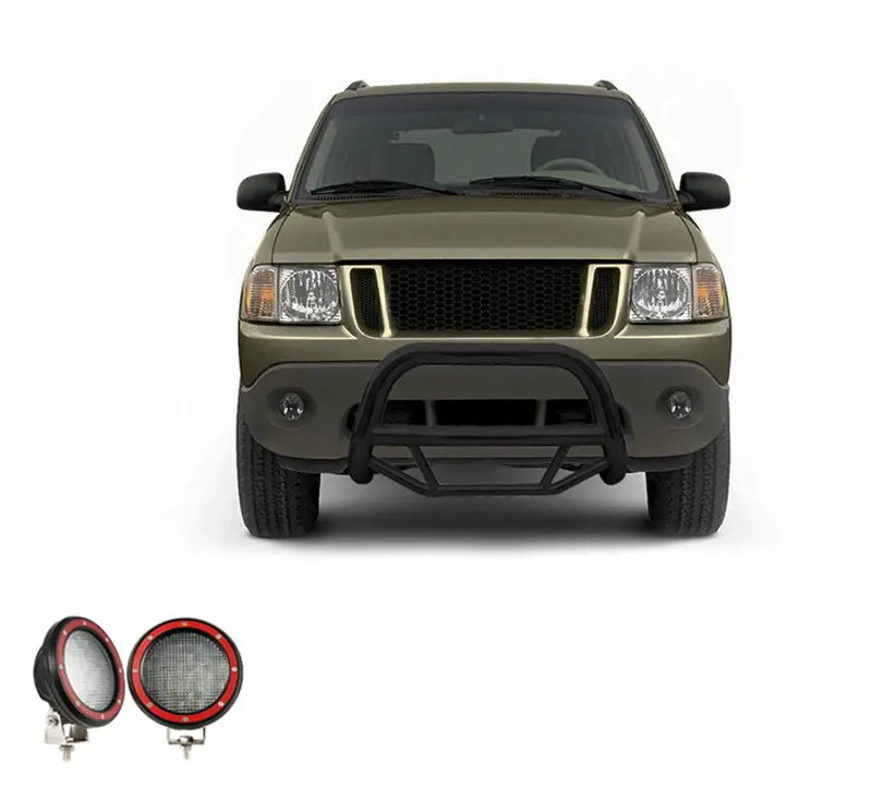Black Horse Off Road Mbb-Fob2901-Plfr Front Bumper – Black Steel, No Skid Plate 1