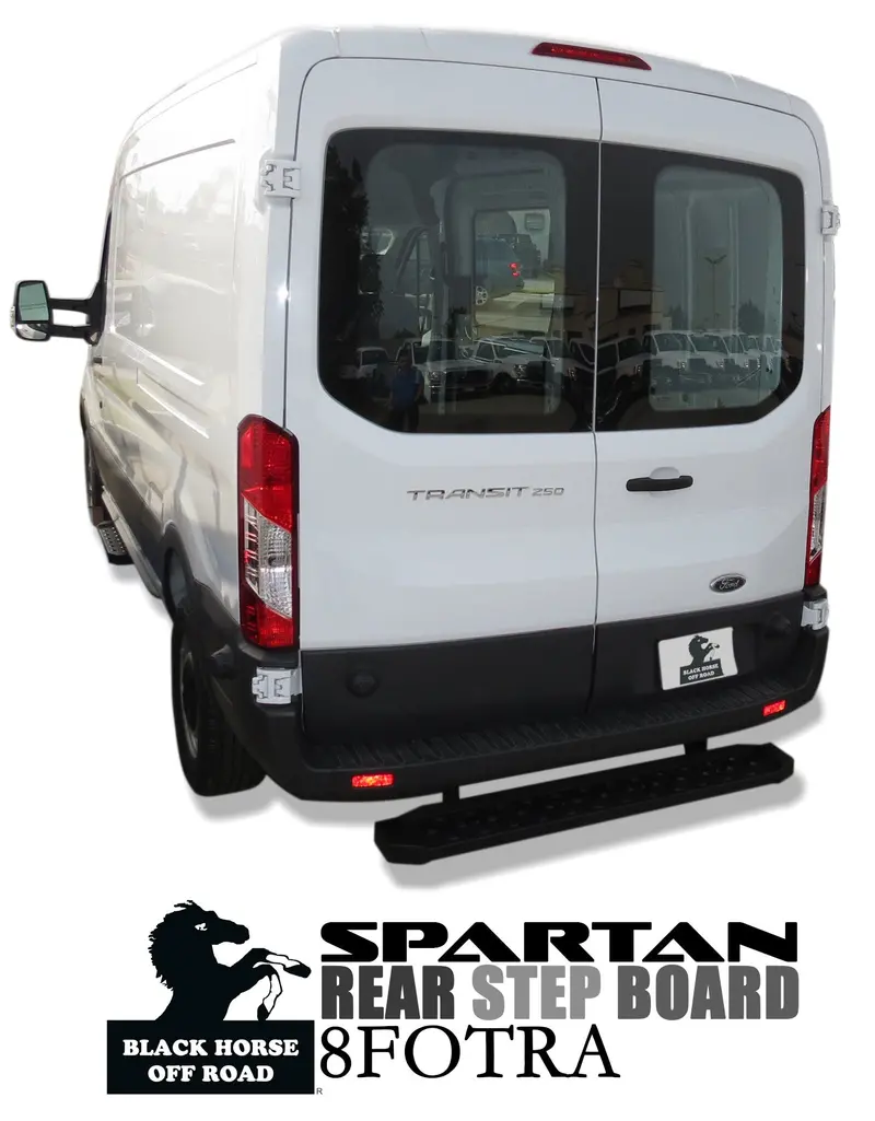 Black Horse Off-Road Spartan Rear Step Board – Heavy-Duty Steel Construction 1