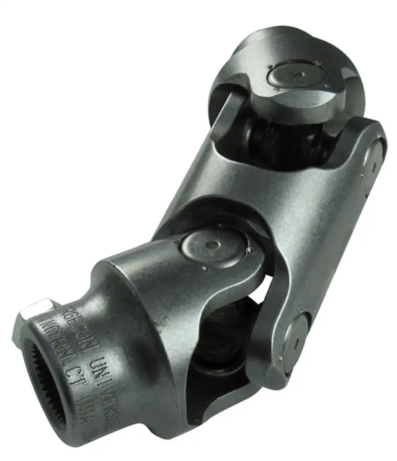 Borgeson 021868 Double-Universal Steering Joint – 5/8"-36 Spline To 1" Smooth-Bore Steel 1