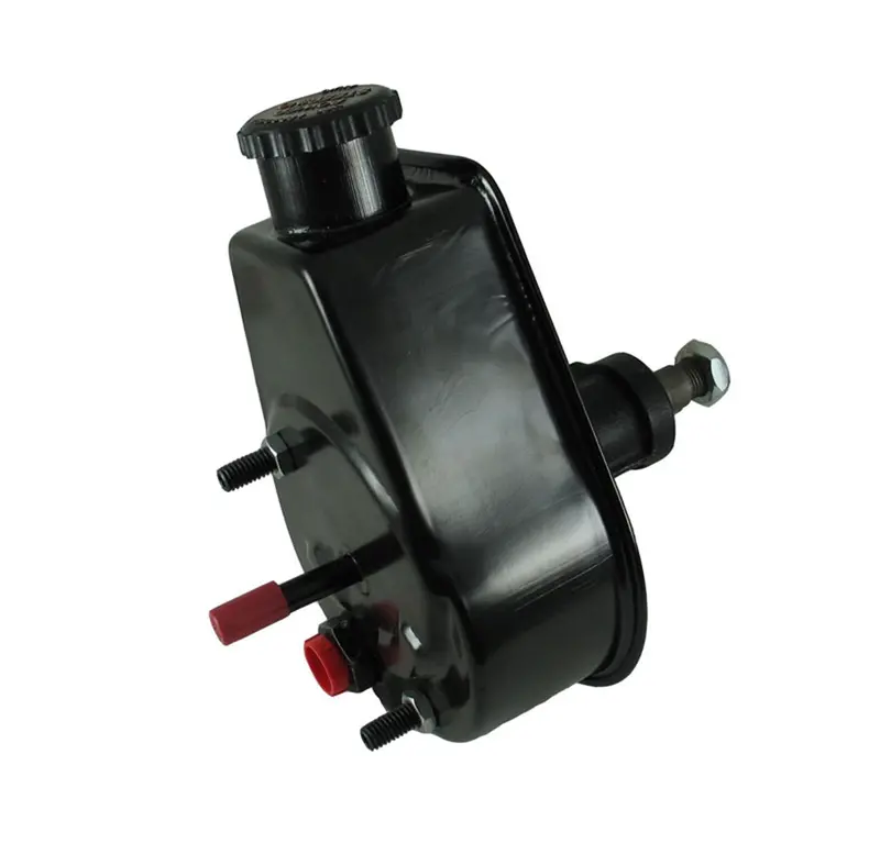 Borgeson 800324 Saginaw-Style Power Steering Pump With Black Reservoir For 1972–1974 Jeep 1