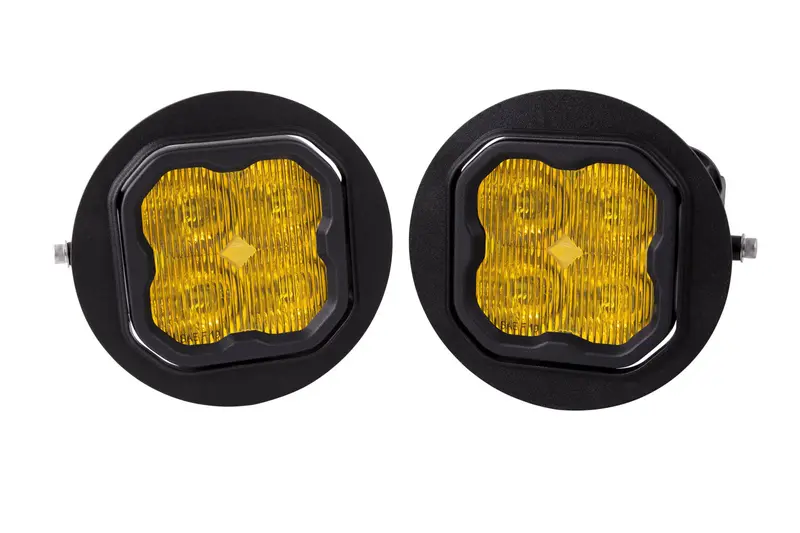 Diode Dynamics Ss3 Max Fog Light Kit – Abl Yellow Sae-Compliant Led With Type Ft Mounting 1