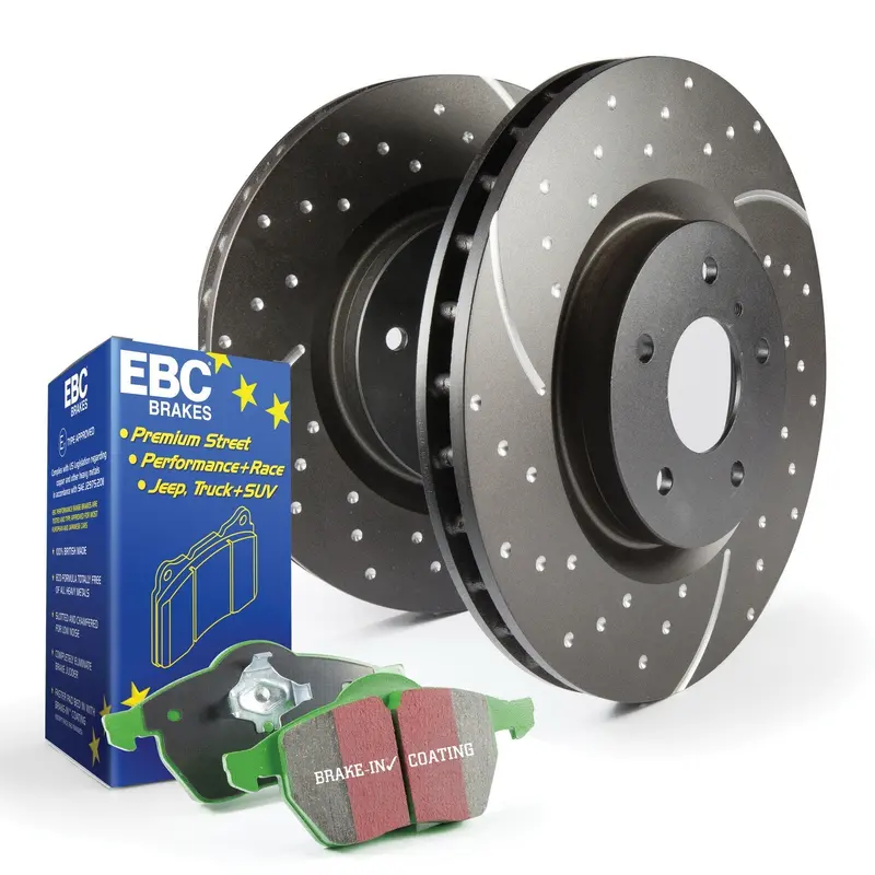 Ebc Brakes S10Kf1071 S10 Kits Greenstuff 2000 And Gd Rotors 1