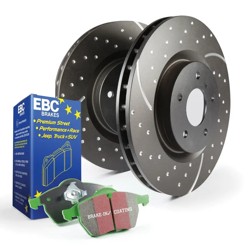 Ebc Brakes S3Kr1123 Greenstuff 6000 Performance Pad & Gd Series Rotor Kit For Trucks & Suvs 1