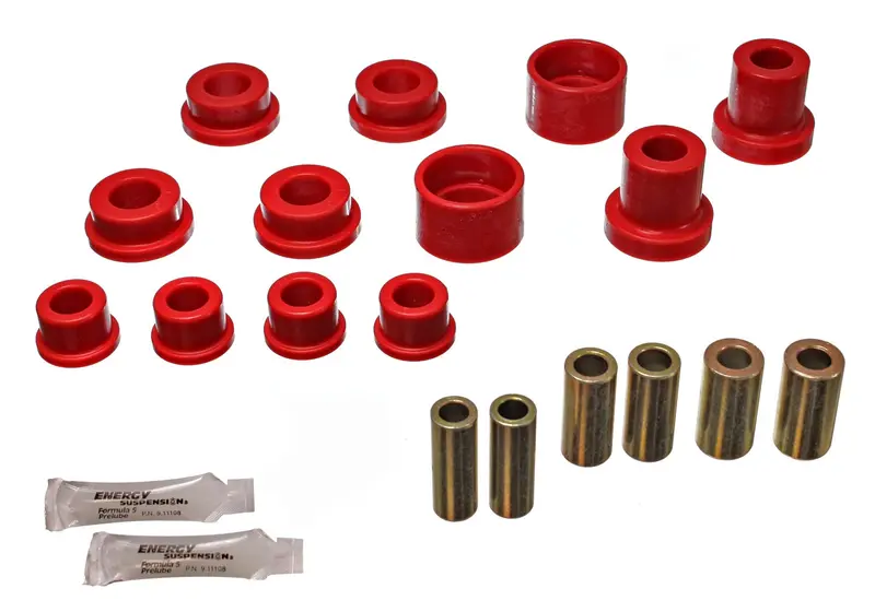 Energy Suspension 5.3113R Red Rear Control Arm Bushing Set – High-Performance Polyurethane 1