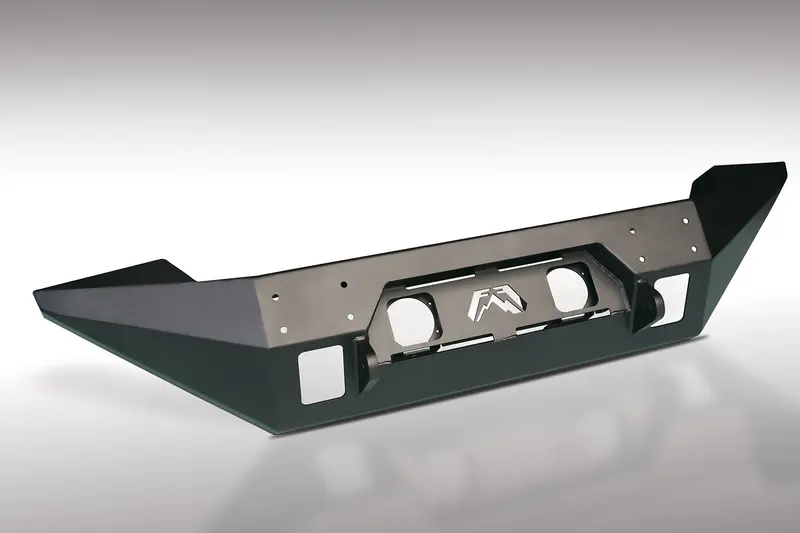 Fab Fours Jk07-B1857-B Full-Width Winch-Ready Front Bumper For Jeep Jk – Bare Steel, Paintable 1