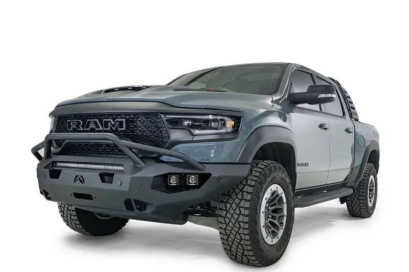 Fab Fours Matrix Front Bumper – Steel, Aggressive Design (Model Dx21-X5552-1) 1