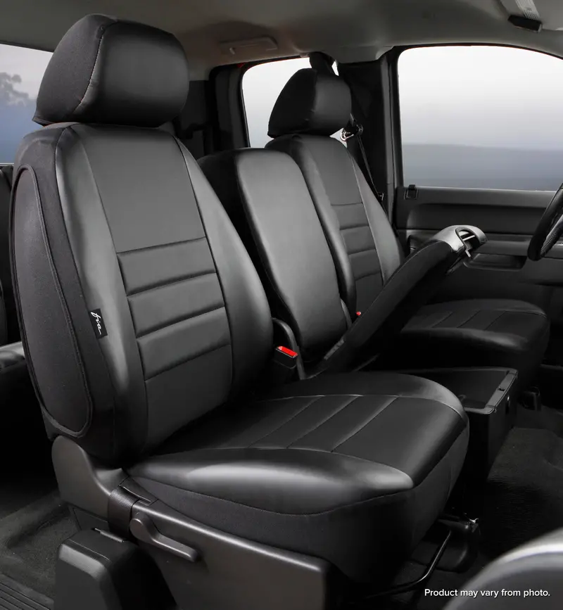 Fia Sl69-15 Black Leatherlite Custom Seat Covers 1