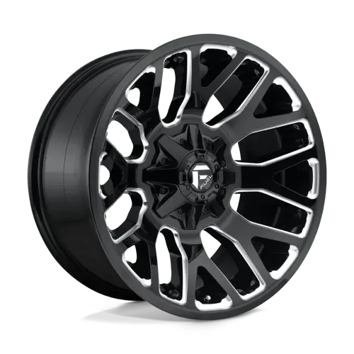Fuel D623 20X9 Inch Forged Wheel – 6X135/6X5.5 Dual-Pattern, 0Mm Offset, Gloss Black/Milled 1