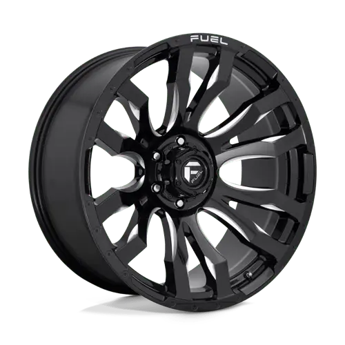 Fuel D673 Forged Wheel – 20X9", 8X6.5 Bolt Circle, Gloss Black Machined Finish 1
