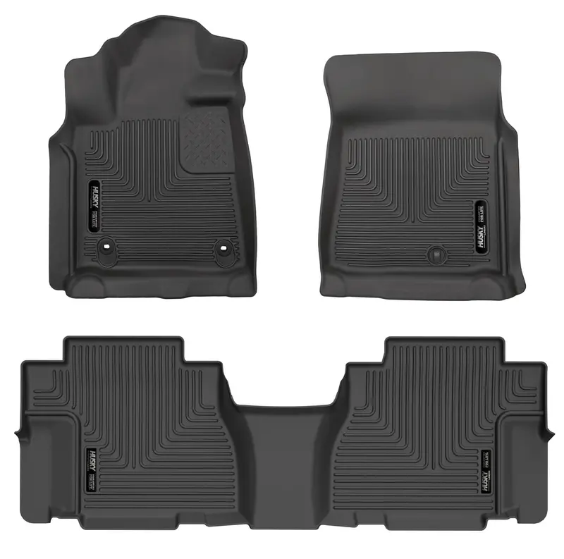 Husky Liners 95101 Custom-Fit Front And Second-Row Floor Liners 1