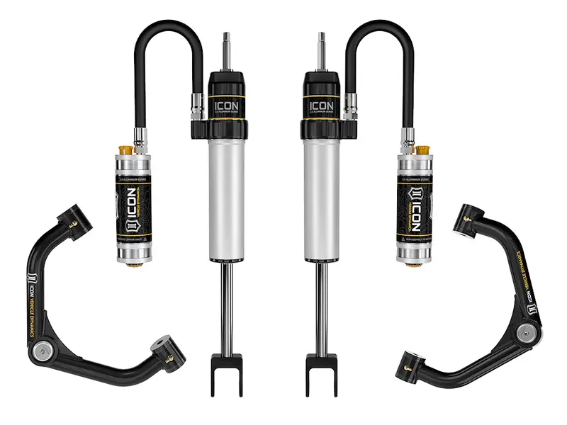 Icon 78735T Cdcv Shock System With Tubular Upper Control Arms – Gm Hd 0–2" Lift 1