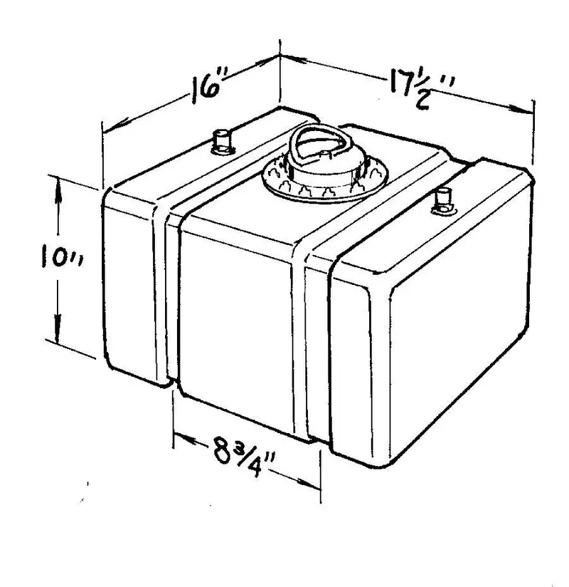 Jaz 200-012-01 12-Gallon Dot-Compliant Fuel Cell With Built-In Baffle System 1